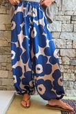 Carnaby Balloon Cuff Pant French Navy & Tan
